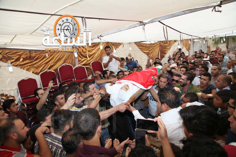 الدوايمة يشيّعون «شهيد» السفارة الإسرائيلية الى