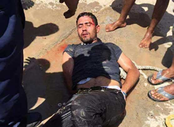 سائحة تشيكية اعتدى عليها مصري بالسكين