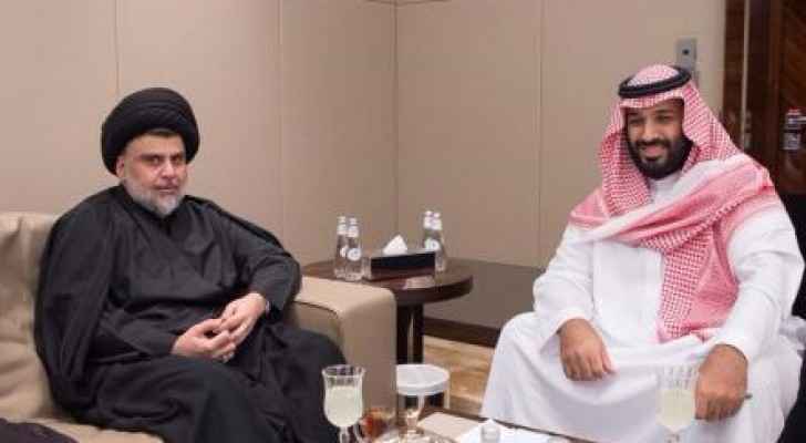 ولي عهد السعودية يلتقي الصدر