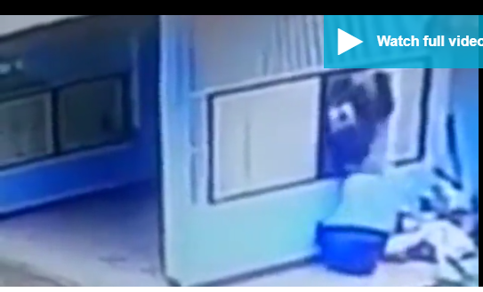 شاهد: فيديو طريف لأغبى لص في