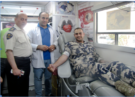 الجمارك الأردنية تنظم حملة للتبرع بالدم