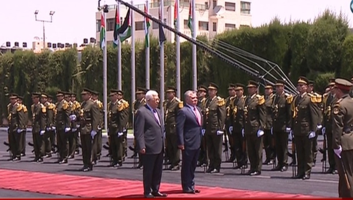 الملك يصل إلى رام الله