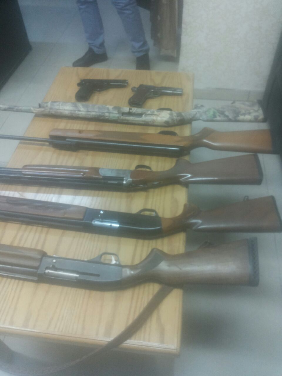 ضبط 7 قطع أسلحة خلال حملة