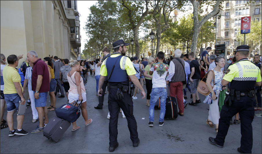قتلى وجرحى بعملية دهس في برشلونة