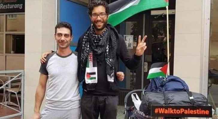 يهودي يمشي من السويد إلى فلسطين