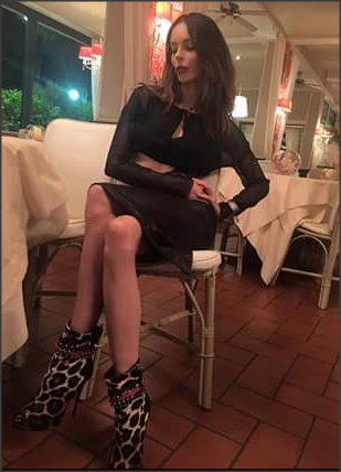 الحلايقة يستضيف عارضة الأزياء الإيطالية