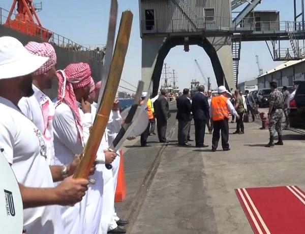 احتفال أردني بمنحة القمح الامريكية.. (شاهد)