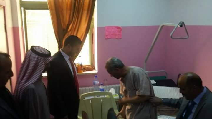 رئيس وأعضاء مجلس بلدي ذيبان يزورون