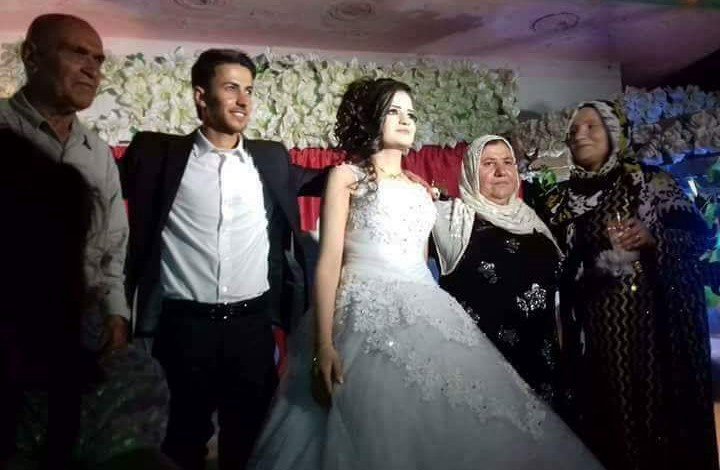الإدارة الكردية بسوريا تسجن عروسا ووزجها