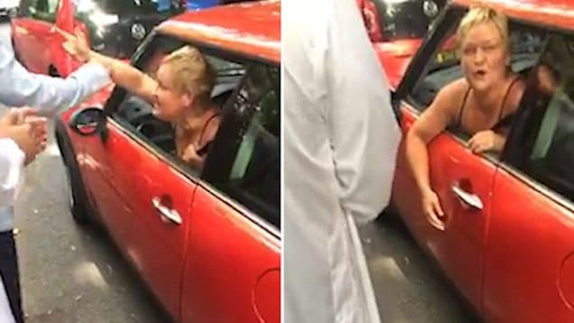 بالفيديو.. القبض على بريطانية هاجمت مسلمين