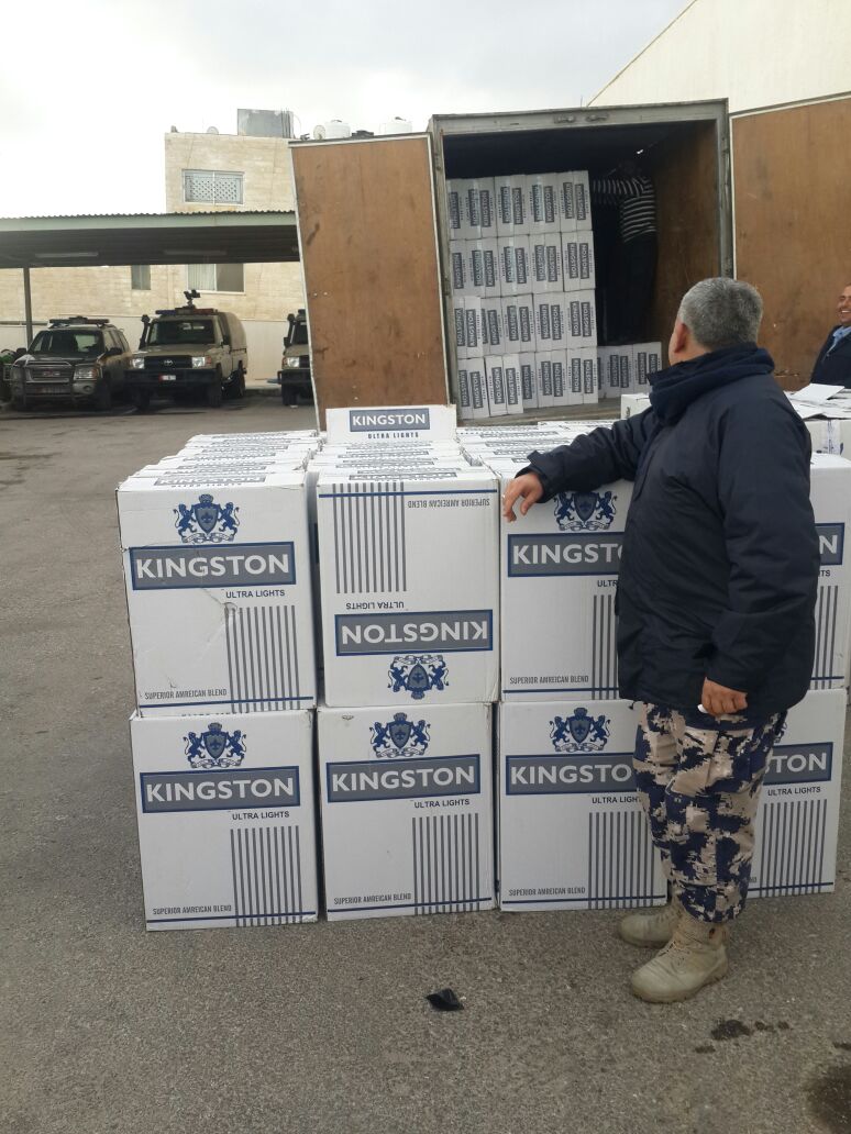 الجمارك الأردنية تحبط تهريب (495) كرتونة