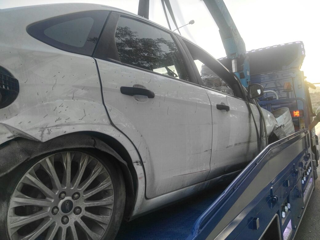 9 اصابات بتصادم مركبتين على شارع