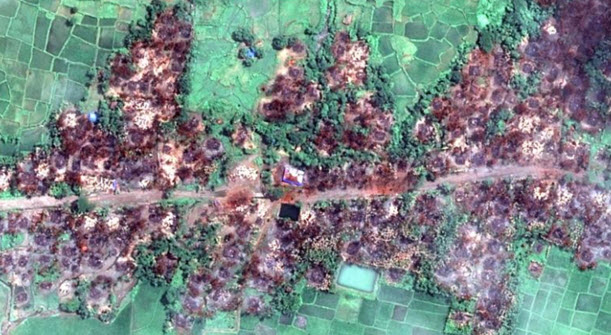 الاقمار الاصطناعية ترصد فظائع ميانمار ضد