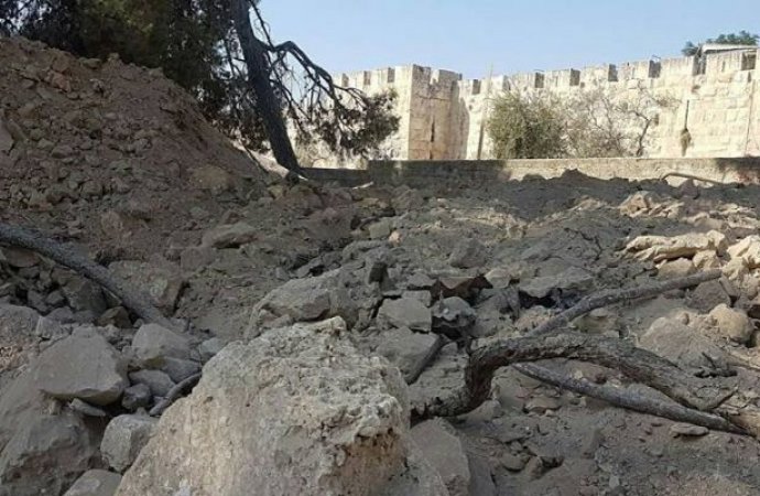 القدس: الاحتلال يعيث خرابا بمقبرة للشهداء