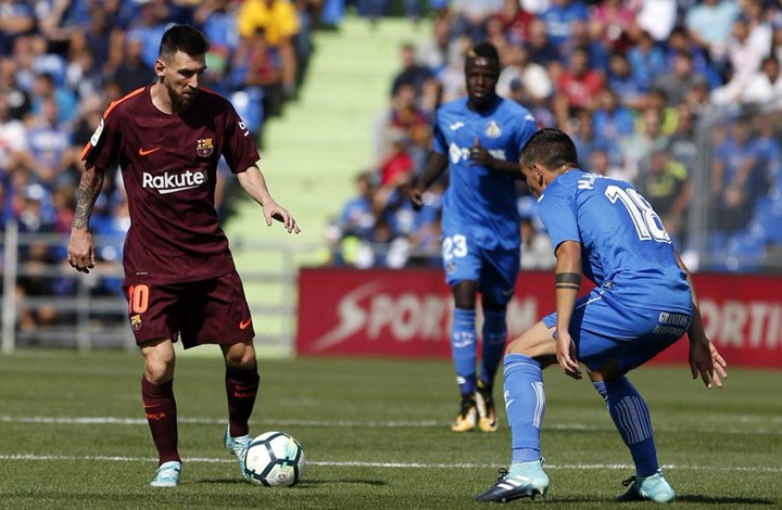 برشلونة يفوز بالنقاط كاملة وخيتافي يسجل