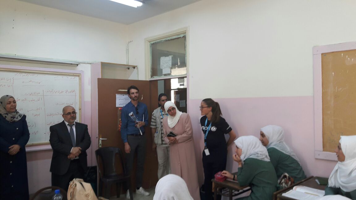 مدير تربية لواء الجامعة يتفقد مدارس