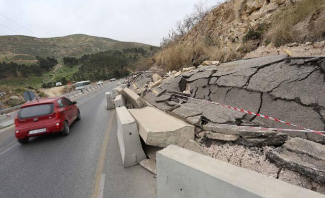 هلسة: عملية إصلاح طريق جرش عمان