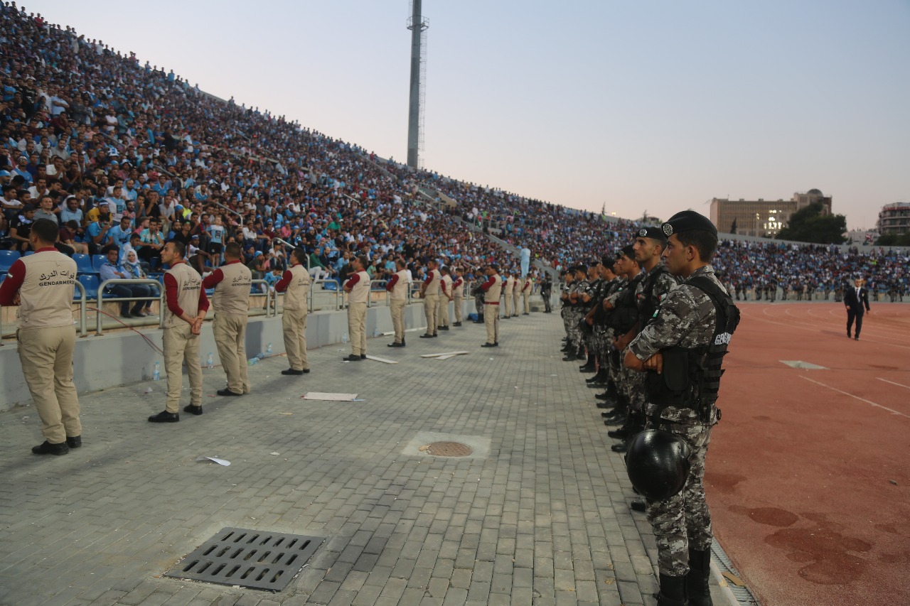 الف دركي لتأمين مباراة الوحدات والفيصلي
