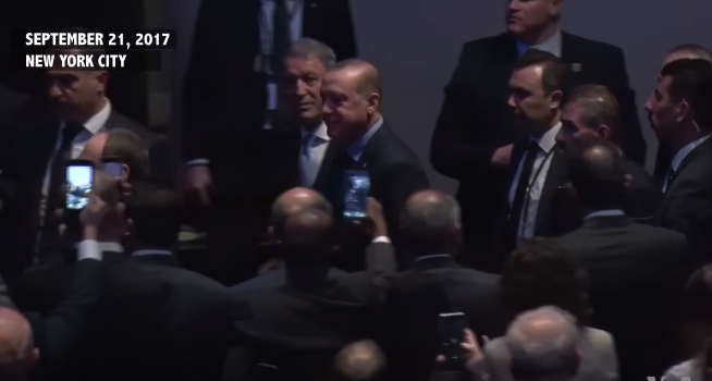 قال لأردوغان ’أنت ارهابي‘ فكان العقاب