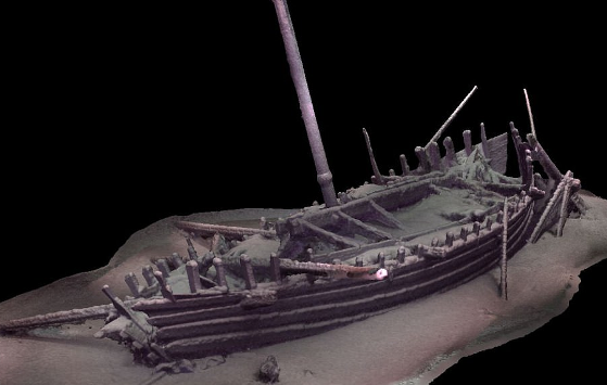 اكتشاف (مقبرة سفن) في البحر الأسود