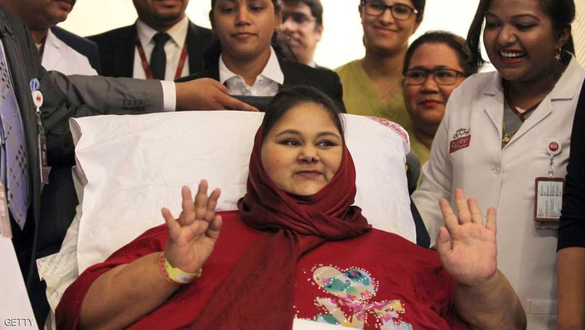 وفاة المصرية إيمان عبد العاطي.. أسمن