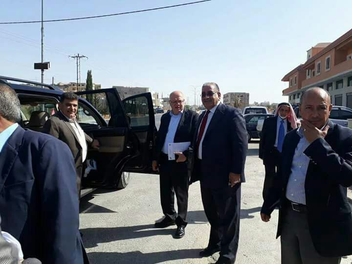 وزير الاشغال يزور بلدية حسبان الجديدة