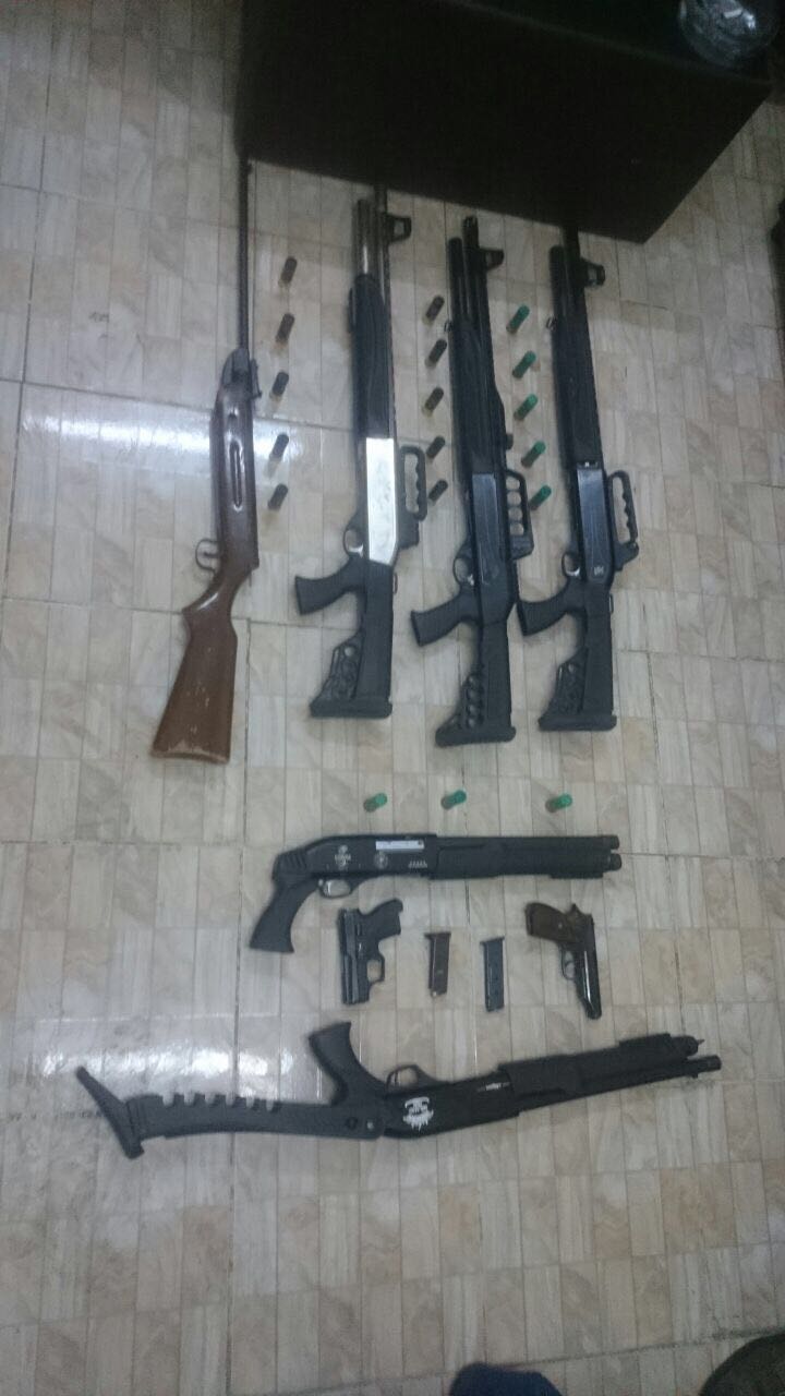 الأمن يضبط 1633 1632 قطع أسلحة