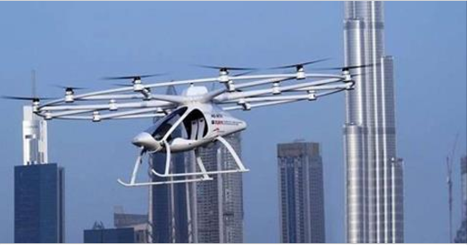 تاكسي جوي لنقل الركاب في دبي