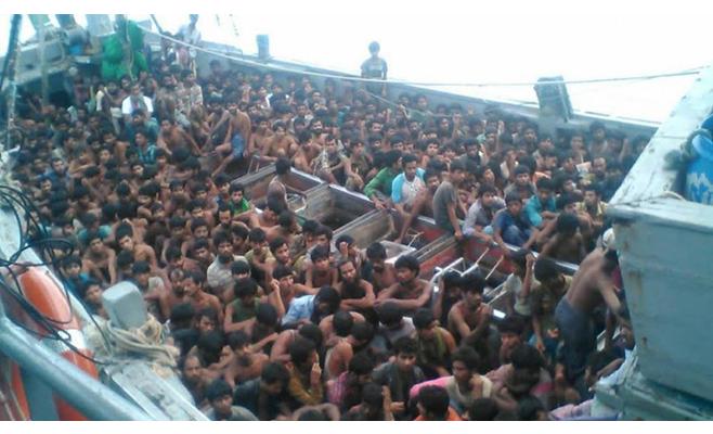 قرابة نصف مليون روهينغي هربوا من