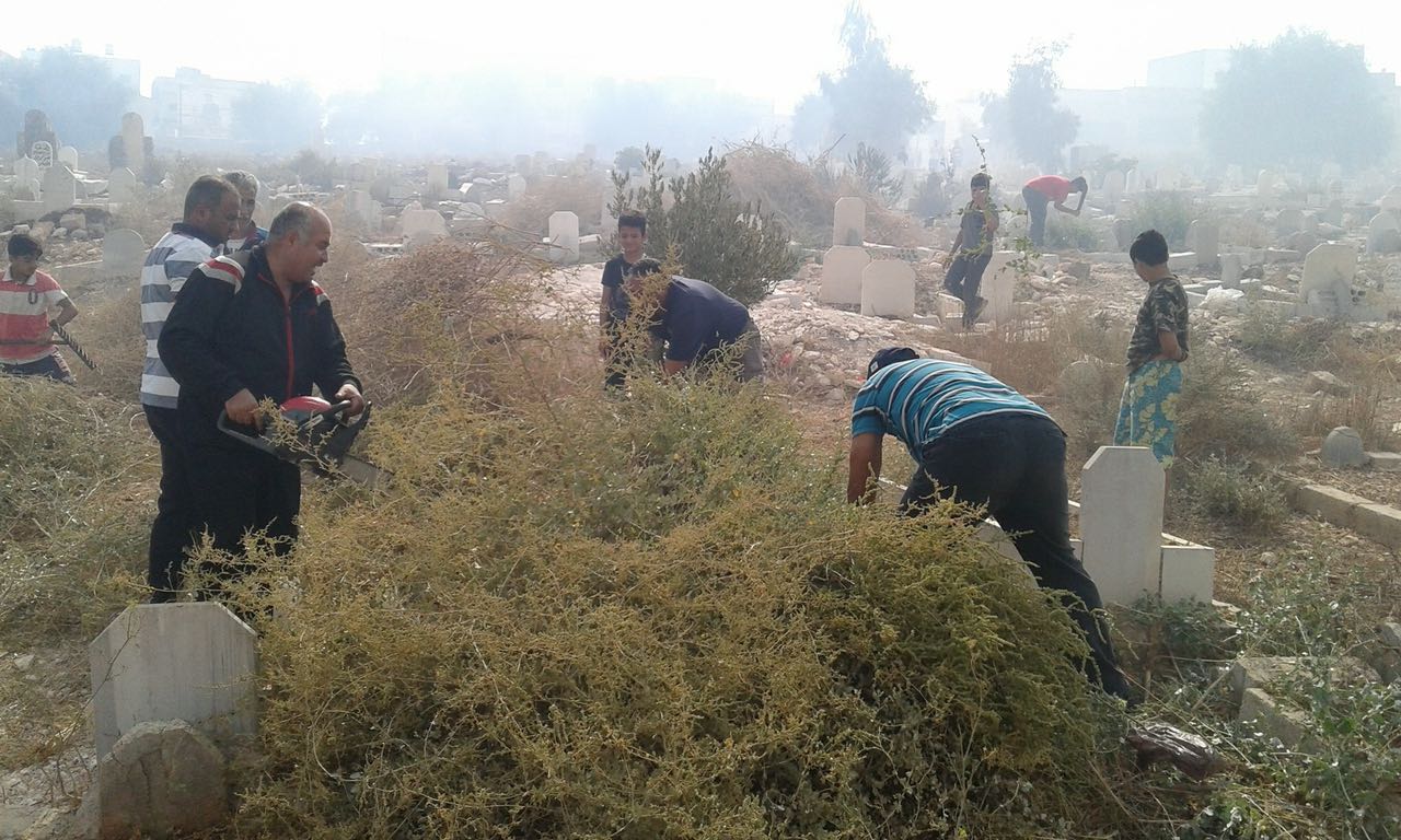 حملة نظافة في المغير راحوب (صور)