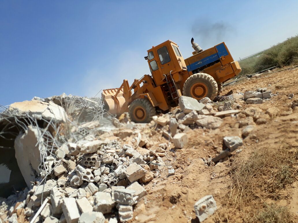 المياه تزيل اعتداءات (سارق الكهرباء) الاكبر