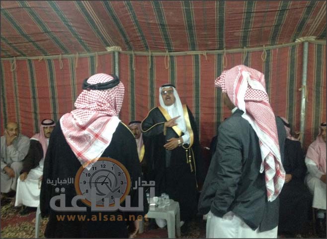 جاهة صلح تنهي خلافا بين عشيرتي