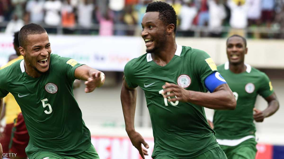 نيجيريا إلى نهائيات مونديال روسيا 2018