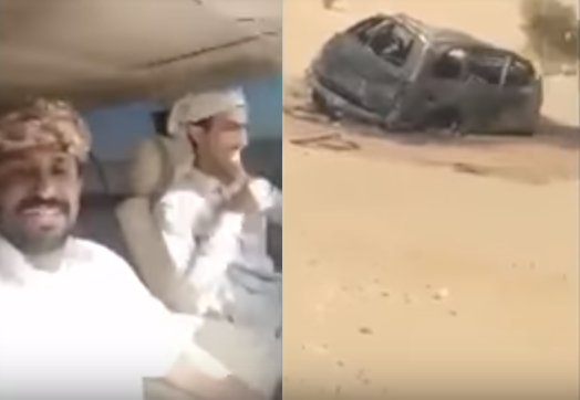 بالفيديو: شابان سعوديان يوثقان لحظة مصرعهما