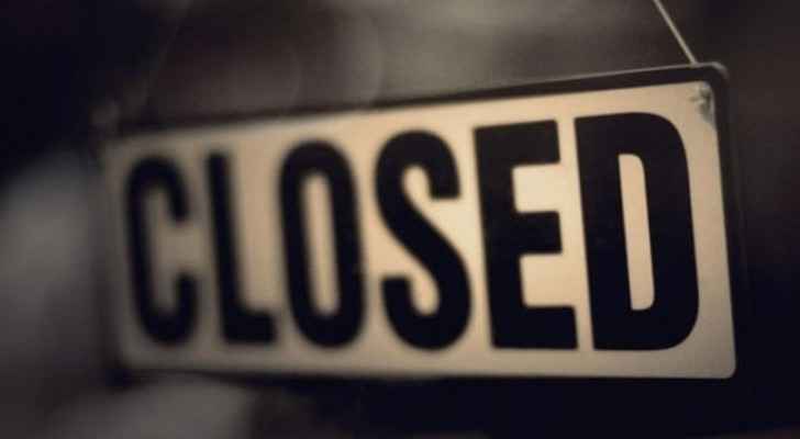 إغلاق مطعم في مادبا