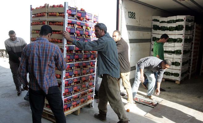 وصول أول شحنة خضار أردنية إلى