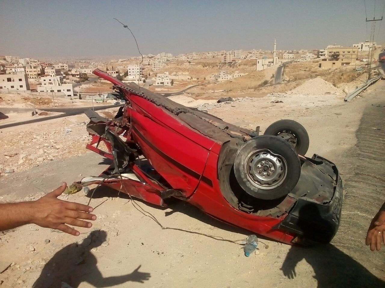 3 اصابات بحادث مروع على طريق