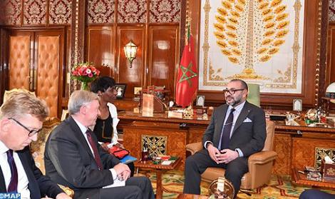 الملك محمد السادس يستقبل مبعوث الأمين