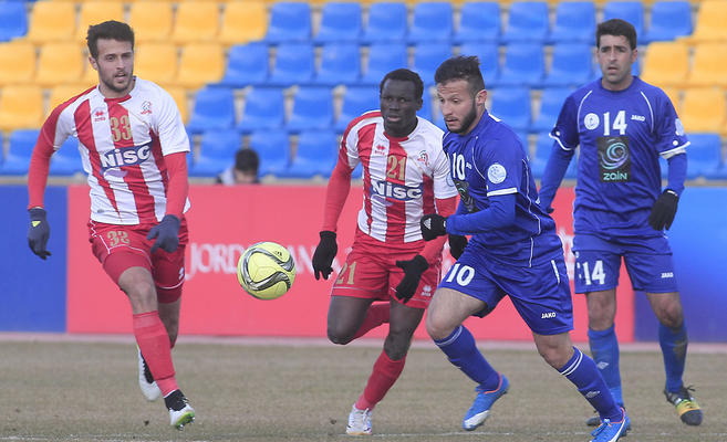 الرمثا يعتلي صدارة دوري المناصير بفوزه