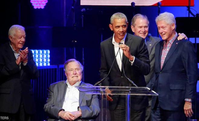 5 رؤساء أميركيين في حفل موسيقي