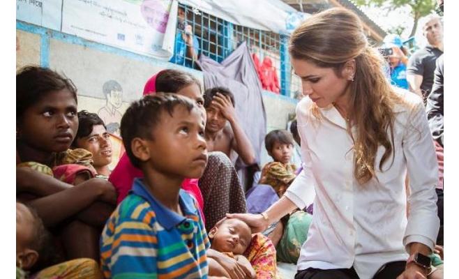 الملكة رانيا: على المجتمع الدولي وضع