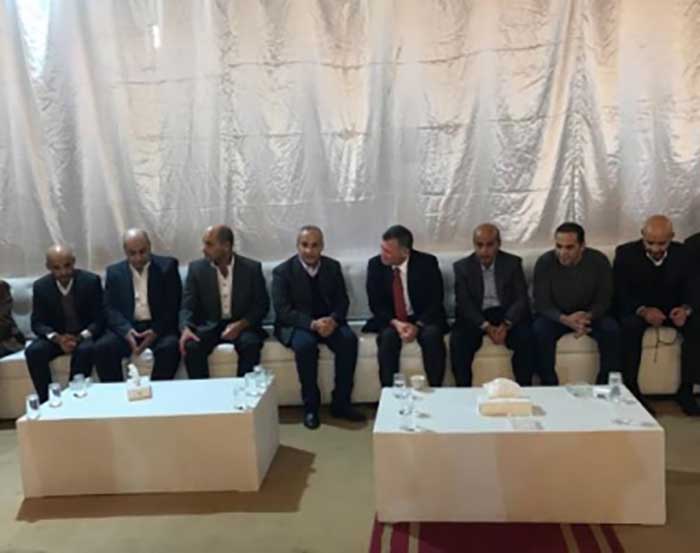 الملك يعزي رجل الاعمال زياد المناصير