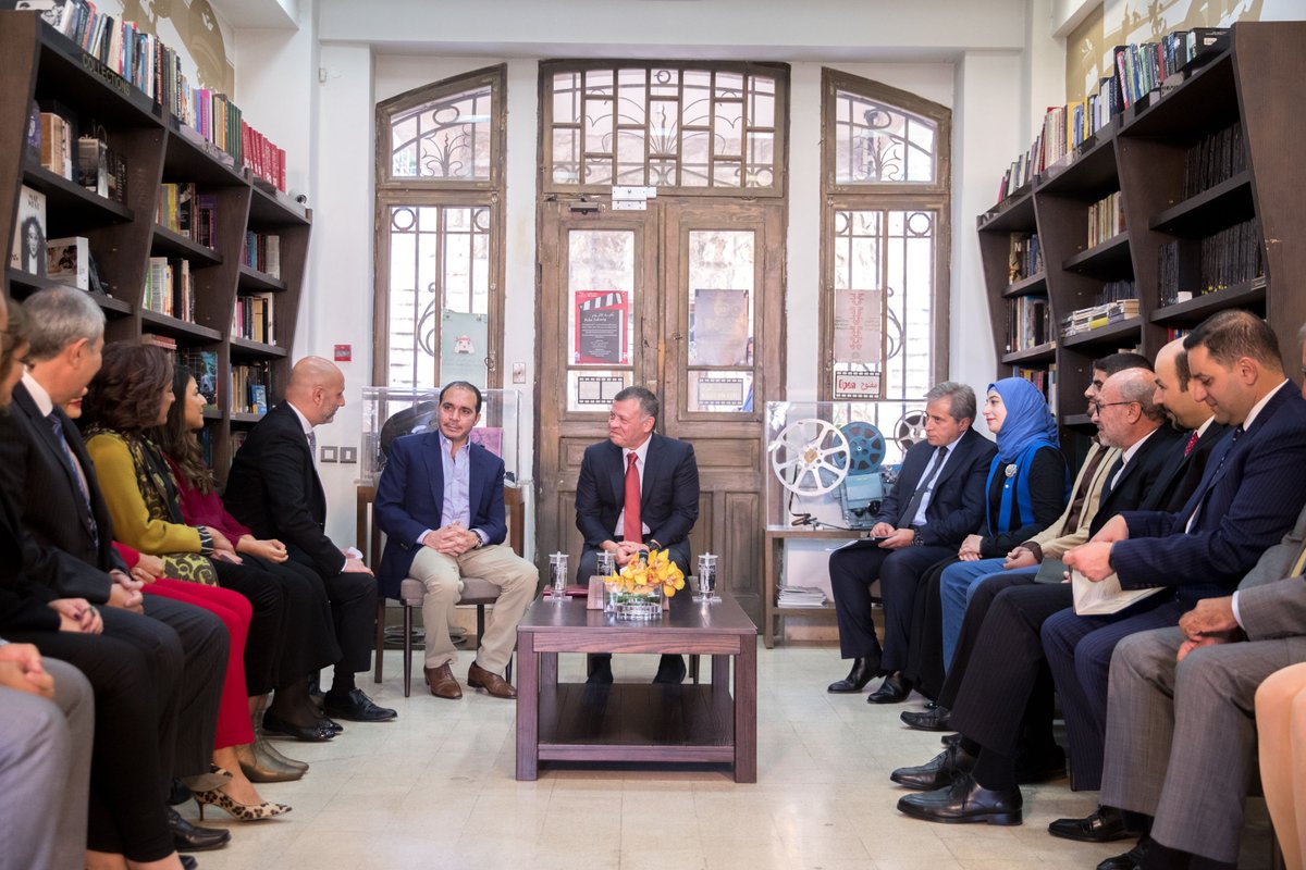 الملك يزور الهيئة الملكية الأردنية للأفلام