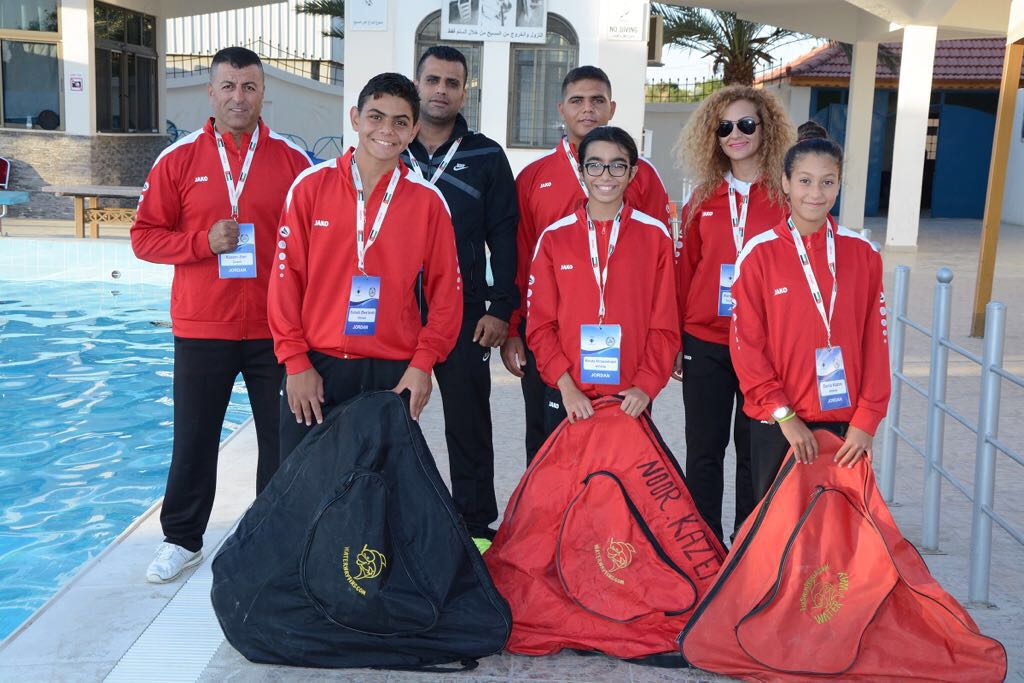 وفد سباحة الزعانف للناشئين الى بولندا