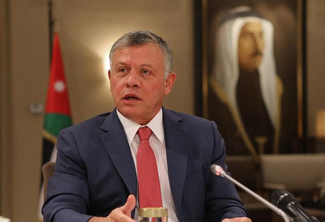 الملك يعلق على اطلاق صاروخ بالستي