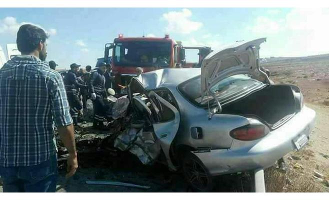 وفاتان و7 إصابات بحادث تصادم في