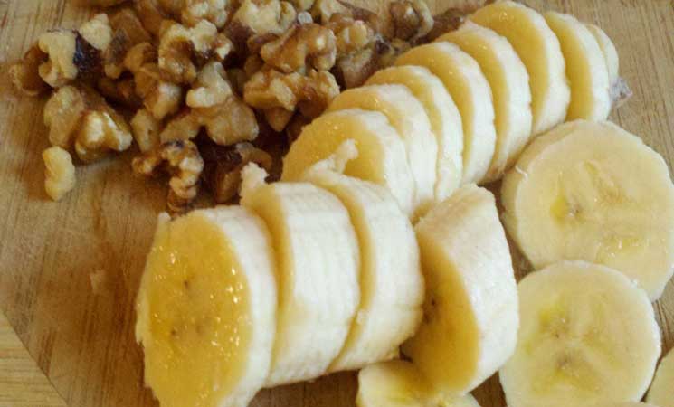 الموز والمكسرات والأرز: طاقة خالية من