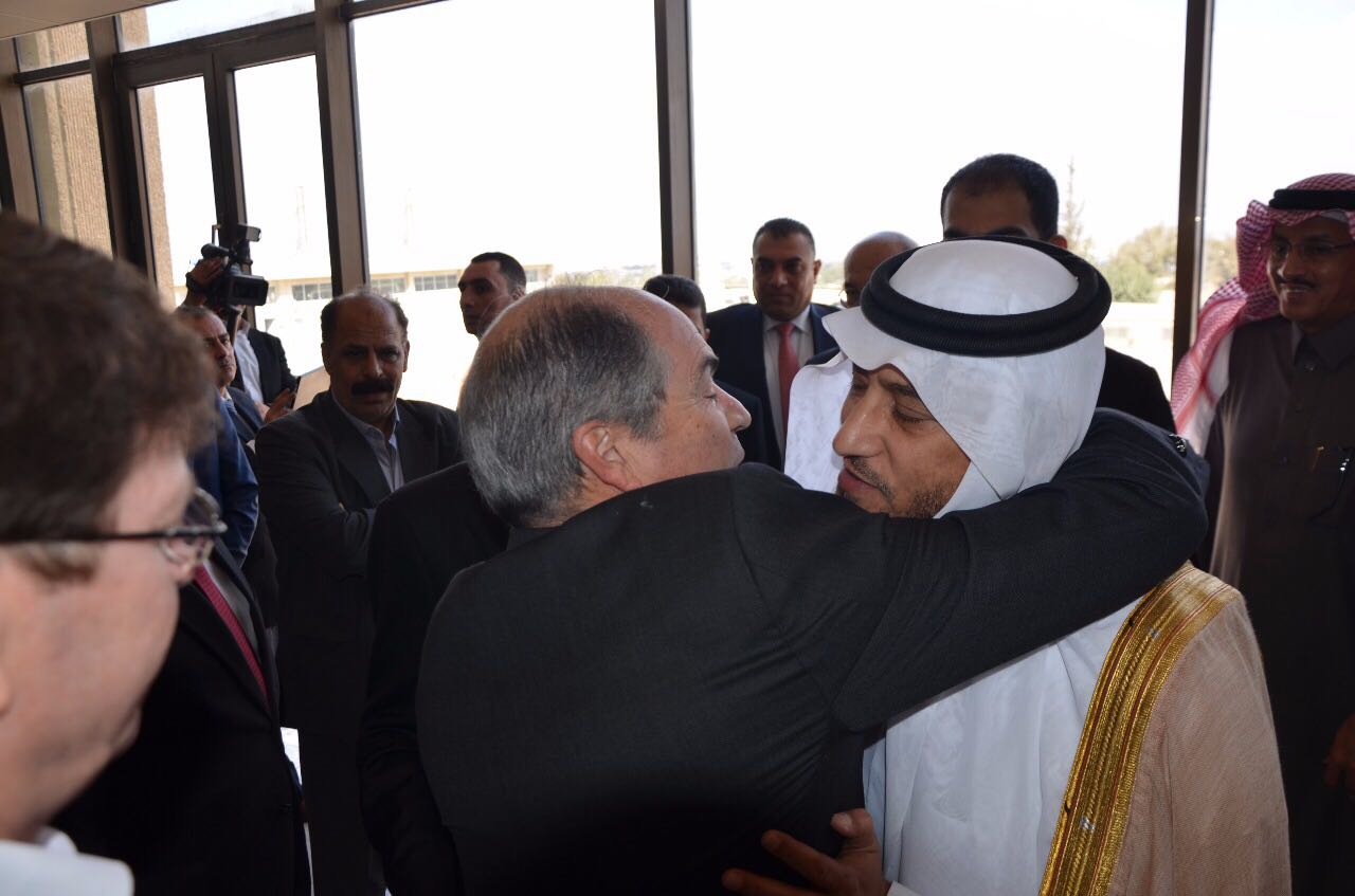 الملقي وسفير خادم الحرمين يفتتحان مشروع