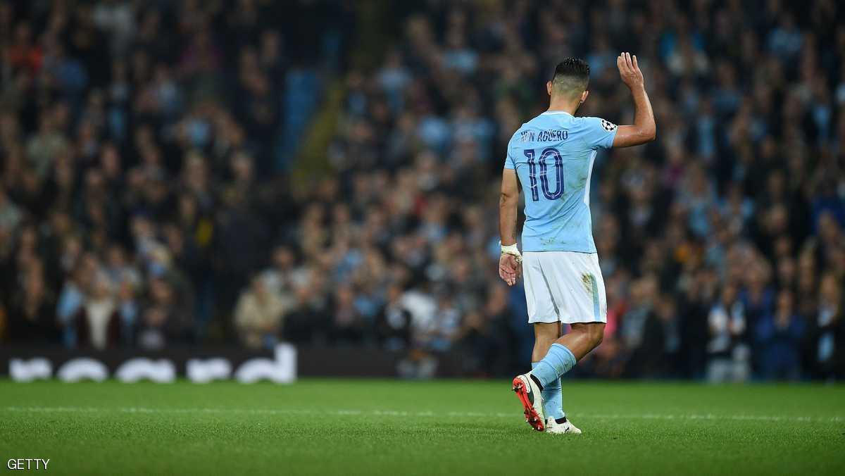 أغويرو يقطع الطريق على ميلانو وريال