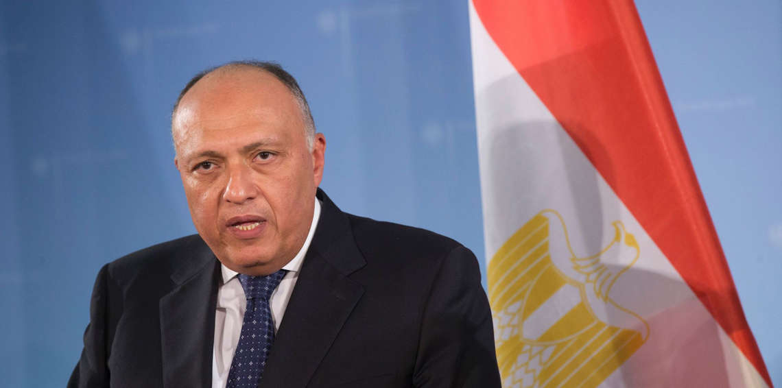 سامح شكري سينقل رسالة للملك من